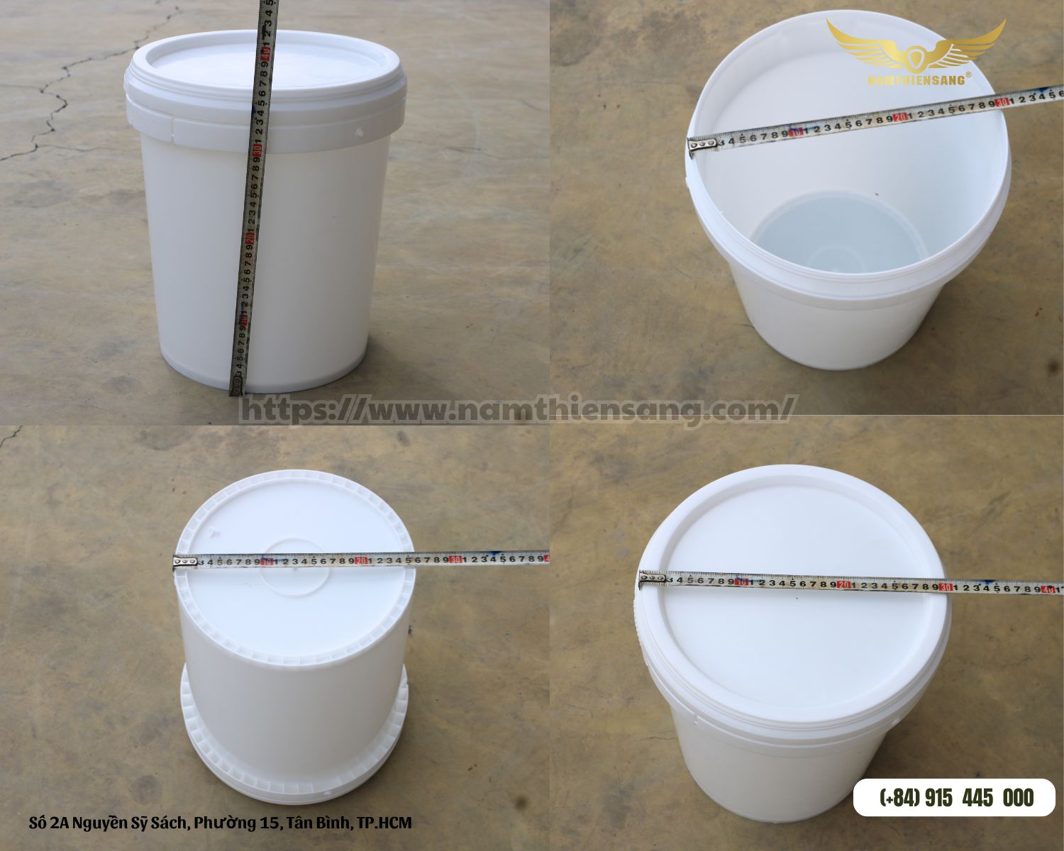 Thùng sơn nhựa 18 lít